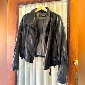 Danier leather biker jacket